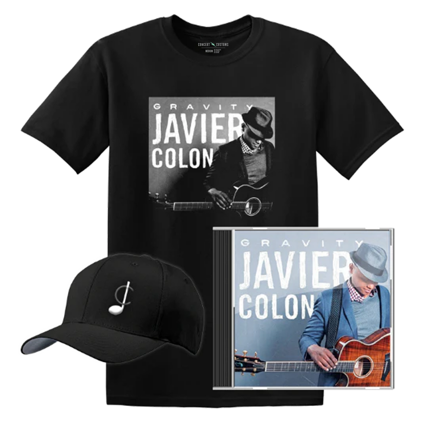 CD, T-Shirt and Cap